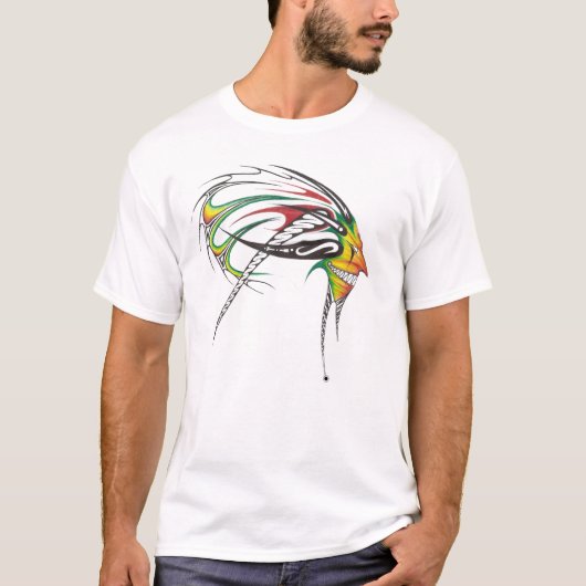 Rasta tribal t shirt (Voorkant)