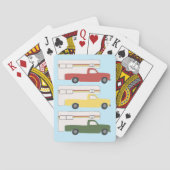 Rasta Truck Campers Retro Motorhome RV Pokerkaarten (Achterkant)