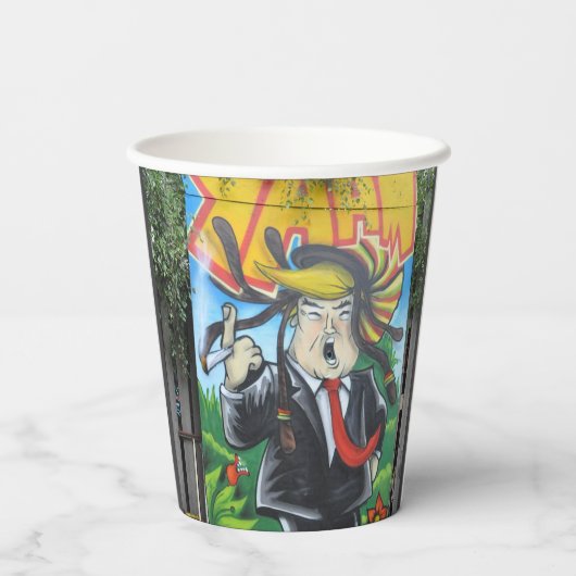 Rasta Trump Papieren Bekers (Achterkant)