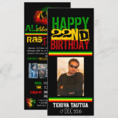 Rasta Uitnodiging (Voorkant / Achterkant)