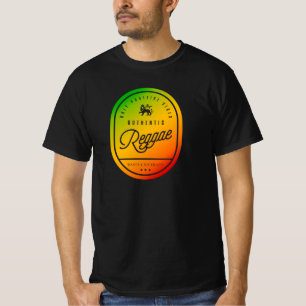 Rasta Universiteit Authentieke Rasta Kleuren Regga T-shirt