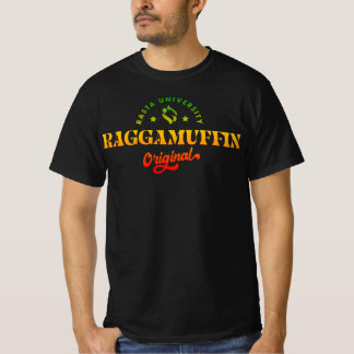 Rasta Universiteit Raggamuffin Originele Rasta Reg T-shirt