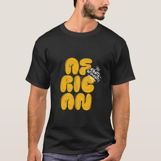 Rasta University Afrikaanse graffiti stijl reggae T-shirt (Voorkant)