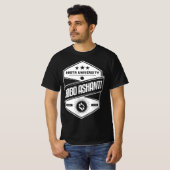 Rasta University Bobo Ashanti goede vibes reggae T-shirt (Voorkant volledig)