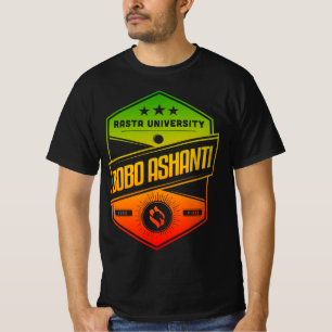Rasta University Bobo Ashanti goede vibes reggae T-shirt