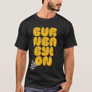 Rasta University Burn Babylon Graffiti Style Regga T-shirt