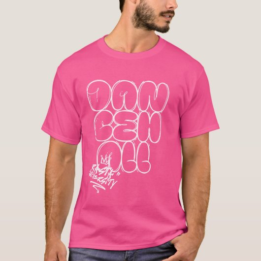Rasta University Dancehall Graffiti Style Reggae T-shirt (Voorkant)