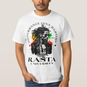 Rasta University Disturbance Inna Babylon Reggae T-shirt