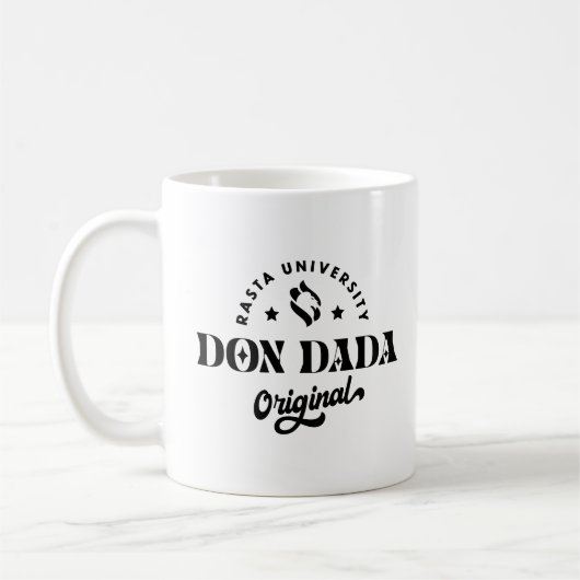 Rasta University Don Dada originele reggae Koffiemok (Links)