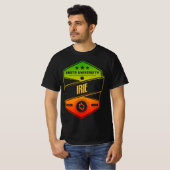 Rasta University Irie Goede Vibes Rasta Reggae T-shirt (Voorkant volledig)
