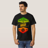 Rasta University Ragga Goede Vibes Rasta Reggae T-shirt (Voorkant volledig)