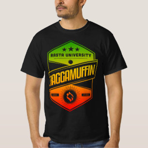 Rasta University Raggamuffin goede vibes reggae T-shirt