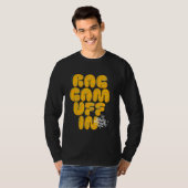 Rasta University Raggamuffin Graffiti Style Reggae T-shirt (Voorkant volledig)
