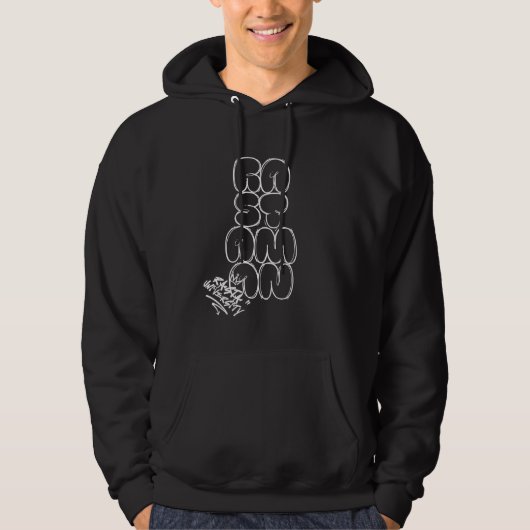 Rasta University Rastaman Graffiti Style Reggae Hoodie (Voorkant)