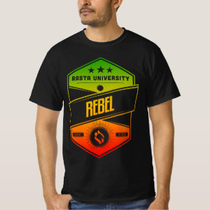 Rasta University Rebel Goede Vibes Rasta Reggae T-shirt