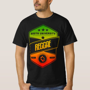 Rasta University Reggae Goede Vibes Rasta Reggae T-shirt