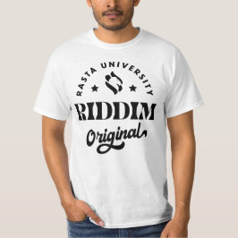 Rasta University Riddim Originele Reggae T-shirt