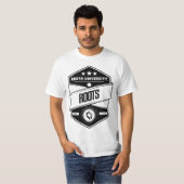 Rasta University Roots Goede Vibes Reggae T-shirt (Voorkant volledig)