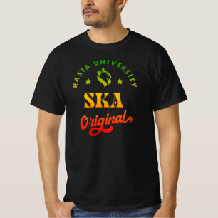 Rasta University Ska Originele Rasta Reggae T-shirt