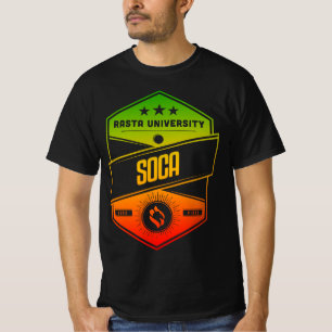 Rasta University Soca Goede Vibes Rasta Reggae T-shirt