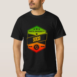 Rasta University Soca Goede Vibes Rasta Reggae T-shirt