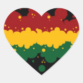 Rasta van Picona™ Hart Sticker (Voorkant)