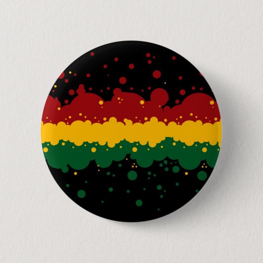 Rasta van Picona™ Ronde Button 5,7 Cm (Voorkant)