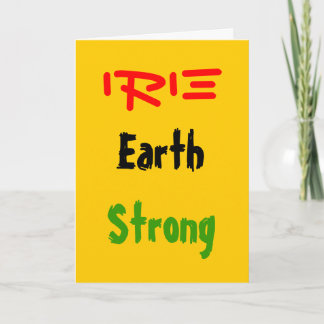 Rasta-verjaardagswenskaarten Kaart