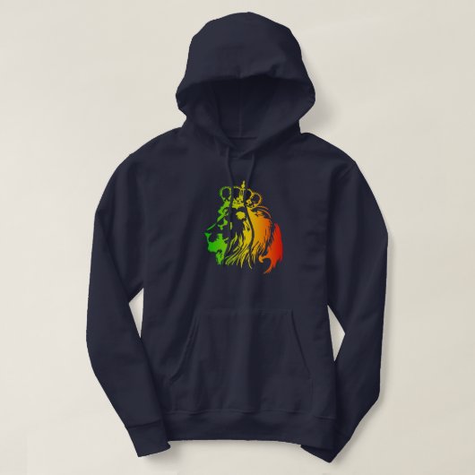Rasta - Verovering van de leeuw van Judah Hoodie (Design voorkant)