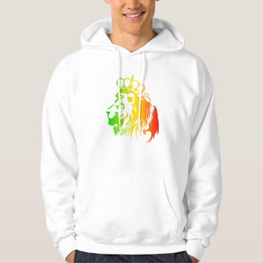 Rasta - Verovering van de leeuw van Judah Hoodie (Voorkant)