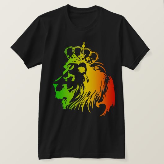 Rasta - Verovering van de leeuw van Judah T-shirt (Design voorkant)