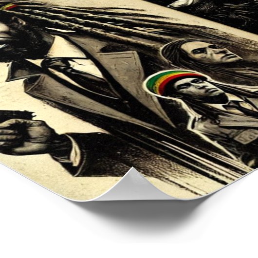 RASTA VERRAADDE DREADLOCK CHRONICLES NUMMER 6 POSTER (Hoek)