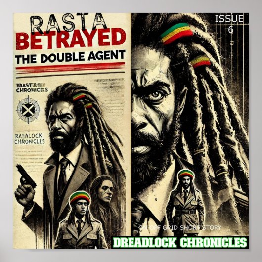 RASTA VERRAADDE DREADLOCK CHRONICLES NUMMER 6 POSTER (Voorkant)