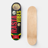 RASTA VIBES Skateboard (Voorkant)
