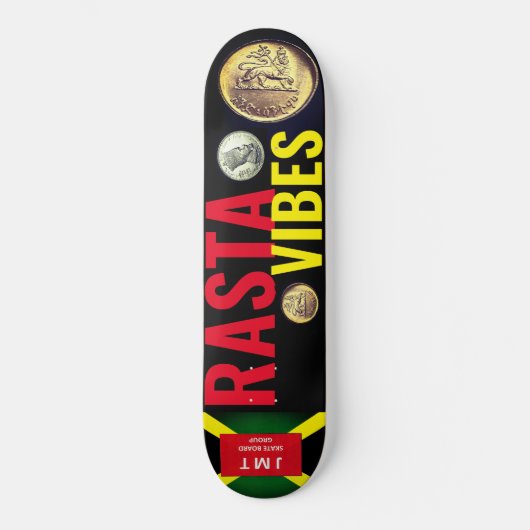 RASTA VIBES Skateboard (Voorkant)