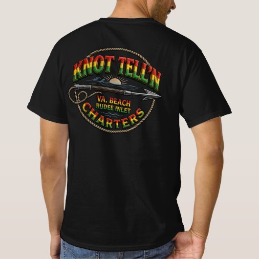 Rasta Vibes Sunset T-Shirt (Achterkant)