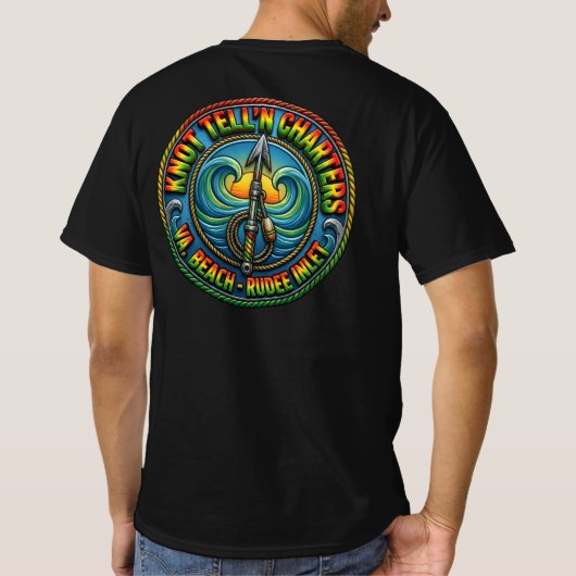 Rasta Vibes Vis T-Shirt (Achterkant)
