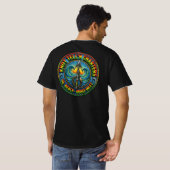 Rasta Vibes Vis T-Shirt (Achterkant volledig)