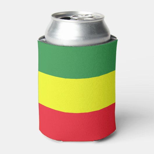 Rasta vlag blikjeskoeler (Blikje Voorkant)