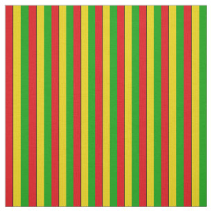 Rasta vlag gekleurde reggae strepen stof