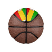 Rasta Vlag Gestreept Basketbal (Rechts)
