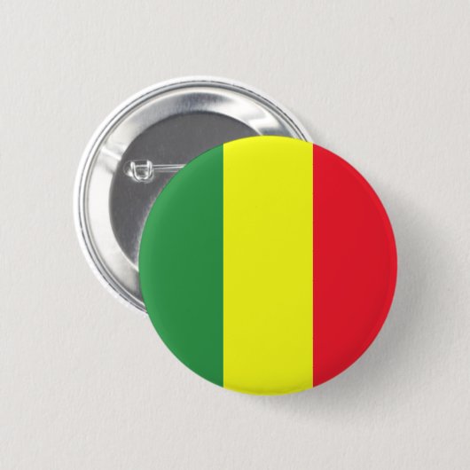 Rasta vlag ronde button 5,7 cm (Voorkant /achterkant)