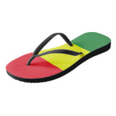 Rasta vlag teenslippers (Schuin)