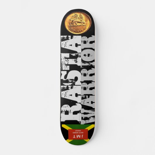 RASTA WARRIOR Skateboard (Voorkant)