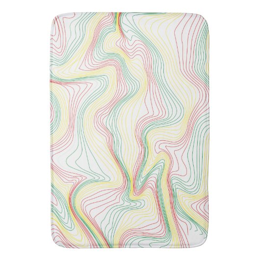 Rasta Waves Badmat (Voorkant Verticaal)