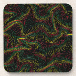 Rasta Waves Bier Onderzetter