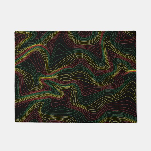 Rasta Waves Deurmat (Voorkant)