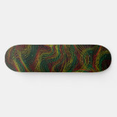 Rasta Waves Persoonlijk Skateboard (Horizontaal)