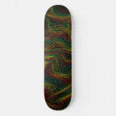 Rasta Waves Persoonlijk Skateboard (Voorkant)