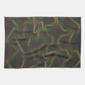 Rasta Waves Theedoek (Horizontaal)